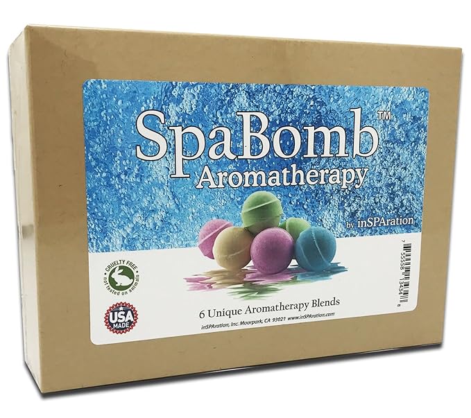 inSPAration 740-SBG SpaBomb 6pk Gift Box, Multi