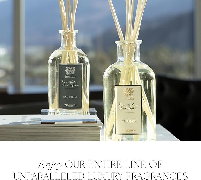 Antica Farmacista Liquid Velvet Candle & Reed Diffuser Set - Gift Set for Women & Men - 9 oz Scented Candle, 8.45 fl oz Reed Diffuser, Silver Diffuser Tray - Holiday Gifts - Home Fragrance Gift Set