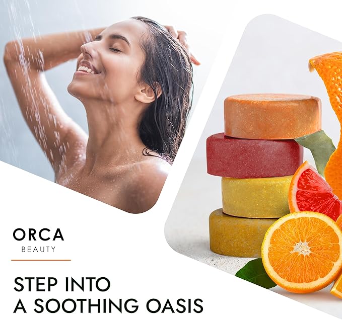 Shower Steamers Aromatherapy - Relaxation Gifts for Women, Shower Bombs, Unique Spa Gifts Shower Tablets, Stocking Stuffers for Women & Men (Citrus Scent 8PC)