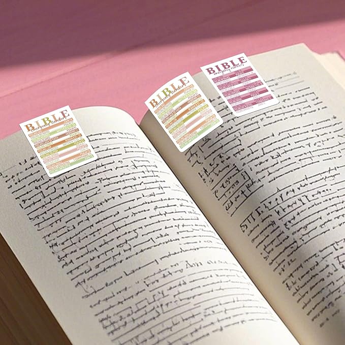 Bible Emergency Numbers Magnetic Bookmarks: 8 Pcs Religious Scriptures Magnet Book Marks, Christian Book Markers Clips, Gifts Sunday School Bible Study Supplies