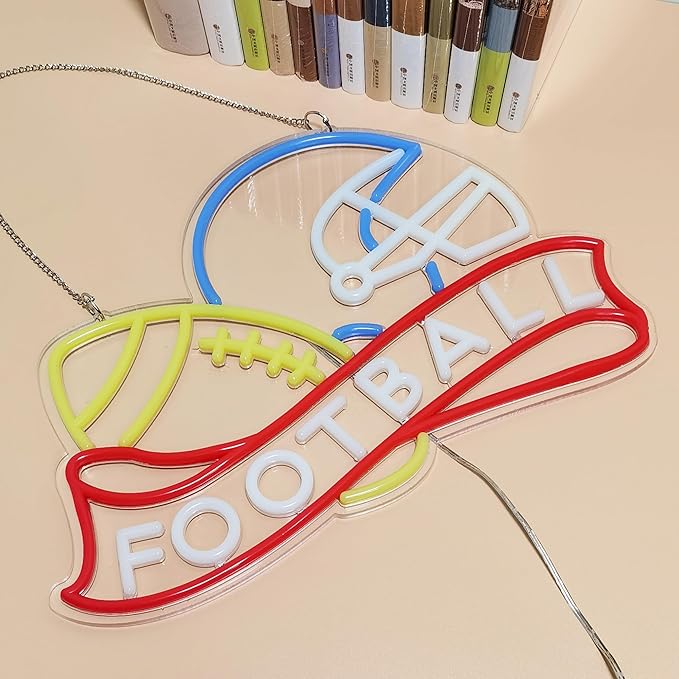 Rugby LED Neon Light Sign for Beer Bar Club Bedroom Office Hotel Pub Cafe Wedding Birthday Party Man Cave Art Wall