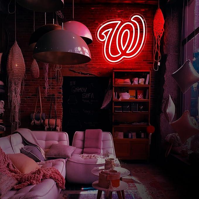 Baseball Neon Sign for Wall Decor Baseball Sport Team LED Neon Light for Man Cave Dormitory Bar Club Birthday Gifts for Sport Fans USB Powered(ZKXD315)