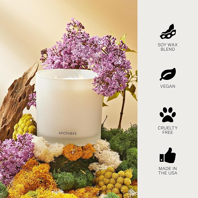 Apotheke 3-Wick Candles (White Vetiver, 3-Wick)
