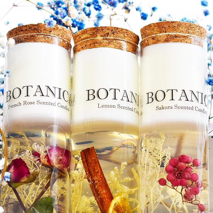 Scented Candles Gift Set - Home Decor Candles Gift for Mom, Wife, Women and Friends