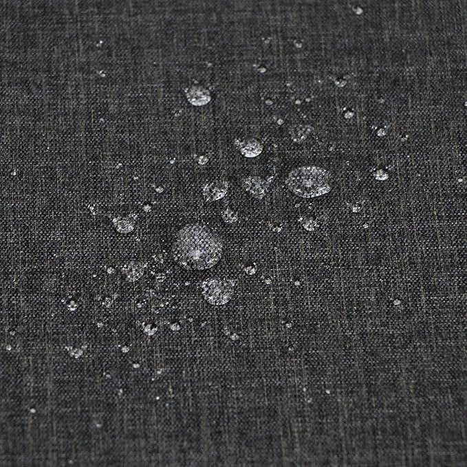 Deep Seat Cushions, Outdoor Cushions, Patio Furniture Cushions, Deep Seat & Back Cushion Patio Cushions with Rmoveable Cover for Backyard Couch Sofa Fade Resistant (19x19x3 in, Solid Dark Grey)