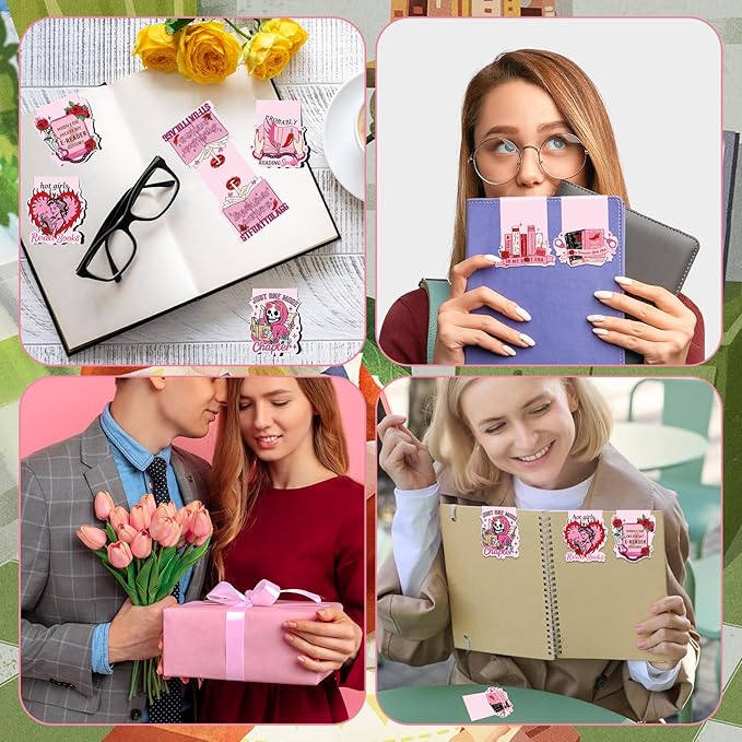 Romance Magnetic Bookmark Gifts - 8Pcs Spicy Fairytale Bookmarks Magnetic Skeleton Hot Girls Reading Book Mark Magnets Bookmark Page Markers Clip for Women Book Lover Reader Bookish Students