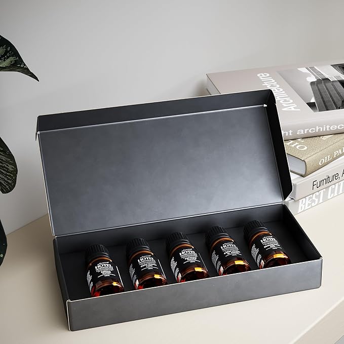 AirScent Hotel Diffuser Oil Gift Set - Metro City 5 Star Hotel Scents - 10 mL, 0.34 fl oz Fragrance Oil Set - Inspired by The Edition, Costes Paris, Fairmont, London St James and The Baccarat Hotel