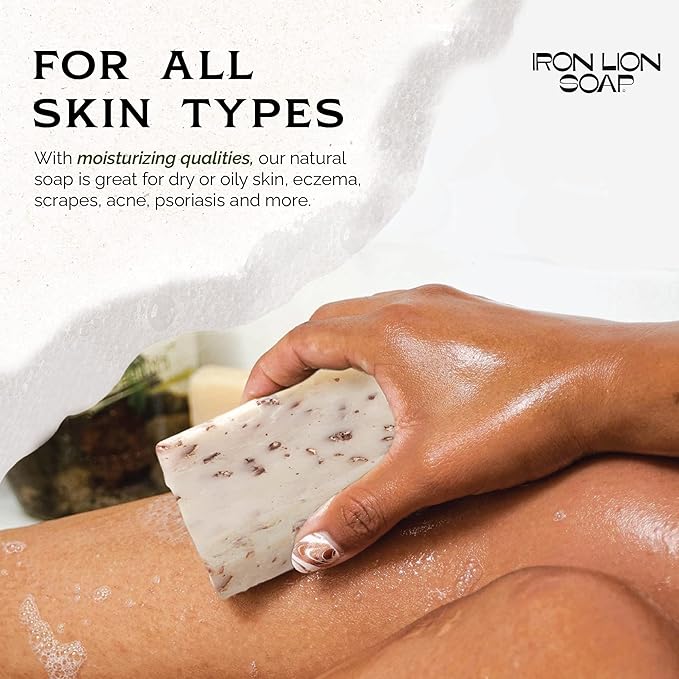 Wildflowers Organic Soap Bar - Made in USA - All Natural Bath Soaps for All Skin Types - Plant Based, Cold Process and Handmade