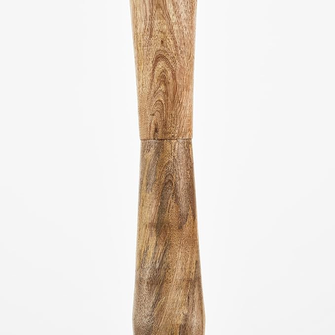 SAFAVIEH Lighting Collection Brodie Farmhouse Coastal Natural Wood 60-inch Floor Lamp (LED Bulb Included)