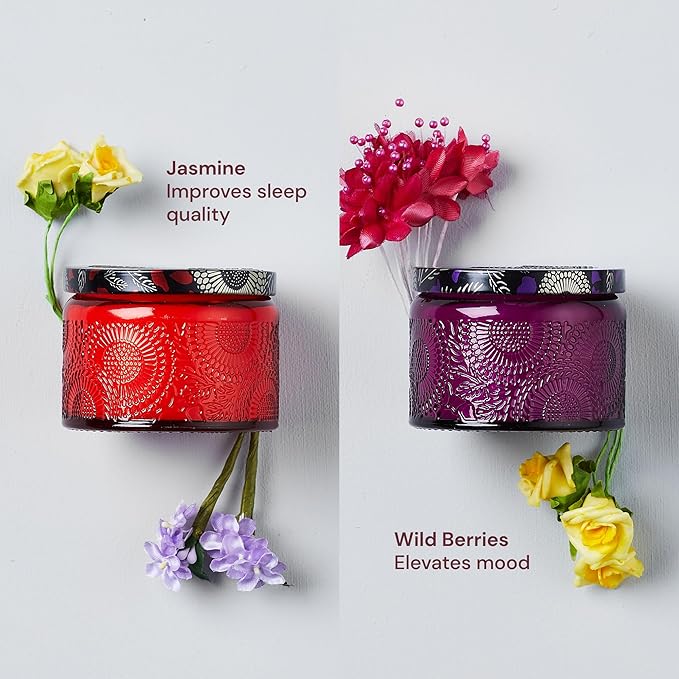 Scented Candle Gift Set for Mom - 4 Long Lasting Aromatherapy Candles in a Gift Box for Mother's Day or as Birthday Present for Mothers, Personal Presents for Women - Mom Gifts Ideas from Daughter/Son