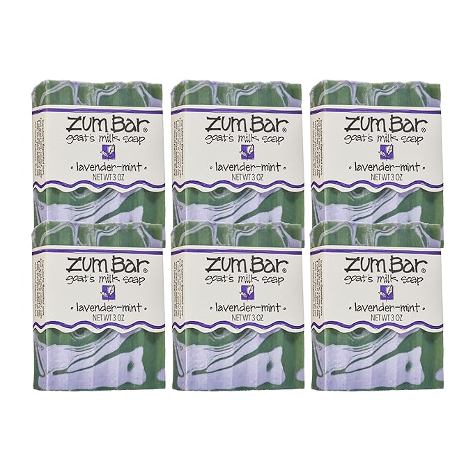 Zum Bar Goat's Milk Soap - Lavender-Mint - 3 oz (6 Pack)