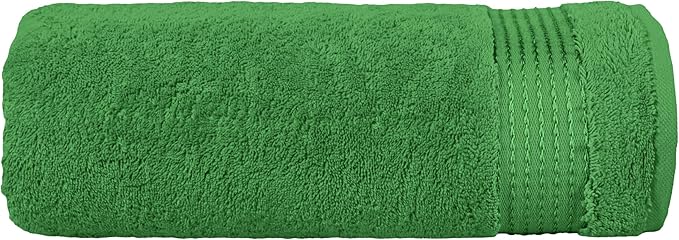Elegant Comfort Premium Turkish Cotton 1 Piece Jumbo Bath Towel - 35 x 70 inch, Luxurious Hotel Spa Quality 100% Turkish Cotton Large Bath Towel - Highly Absorbent - Soft Bathroom Towel, Emerald Green