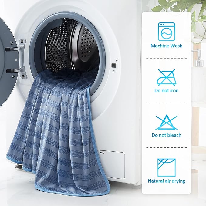 Guohaoi Cooling Throw Blanket for Hot Sleepers,Arc-Chill Q-Max >0.5 Cool Fiber,100% Oeko-Tex Certified Lightweight Summer Cool Blanket for Travel/Outdoor Ultra Cold Breathable,50''x70''