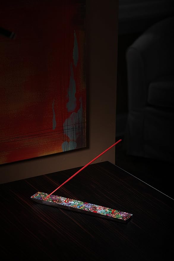 Hosley 240 Pack Assorted Highly Fragranced Incense Sticks Dragon's Blood, Earth, Full Moon, Sensual Therapy, Spiritual, Wildberry Ideal for Meditation Aromatherapy