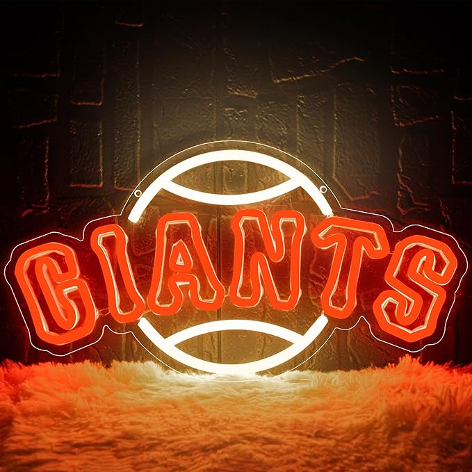Neon Sign for Wall Decor Baseball Neon Light for Man Cave Sports Fans Birthday Gifts for Men With Baseball Team Sign for Bar Party Dorm Game Room Size16.1 * 12.8inch(ZYLD128)