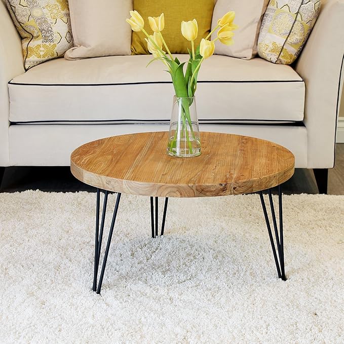 WELLAND Old Elm Coffee Table (Round)
