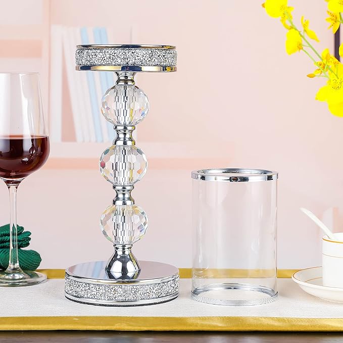 Pillar Candle Holders, Candle Holder for Pillar Candle, Candlesticks Holder for Coffee Dining Table,Wedding, Home Ceterpieces, Home Decor CH00XL