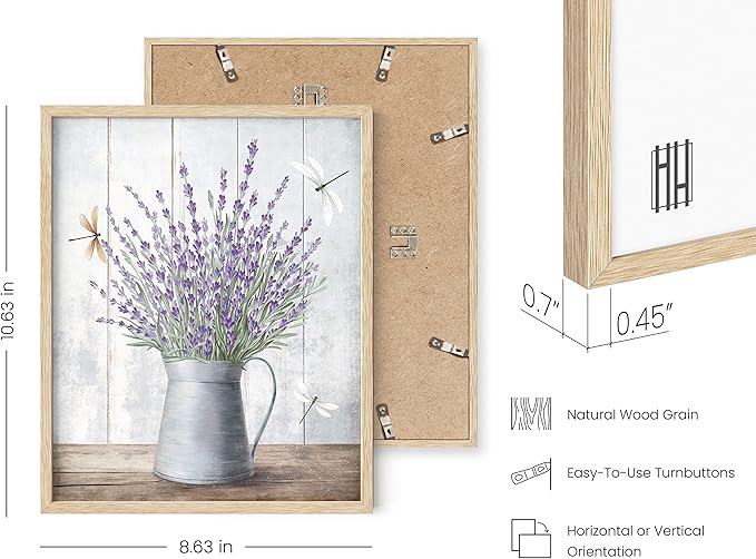HAUS AND HUES Flower Wall Decor - Set of 4 Floral Wall Art, Floral Wall Decor, Flower Wall Art, Framed Flower Painting, Floral Pictures Wall Decor, Flower Pictures Wall Decor (Framed Beige 8x10)