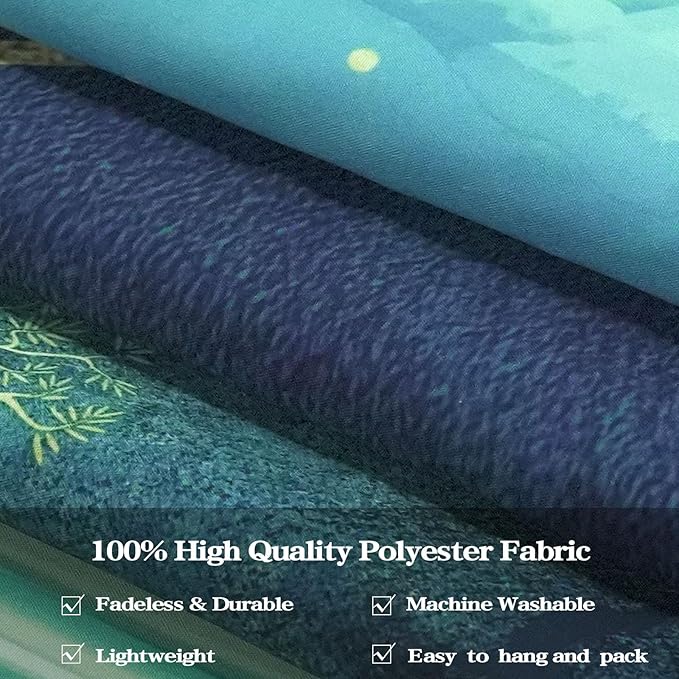 Kanuyee Boho Mountain Tapestry Moon Landscape Wall Tapestry, Nature tapestries for Bedroom Ceiling Tapestries Wall Hanging for Bedroom Living Room Wall Decor Mountain-1 44"x60"