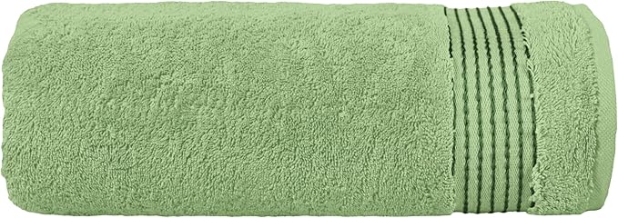 Elegant Comfort Premium Turkish Cotton 1 Piece Jumbo Bath Towel - 35 x 70 inch, Luxurious Hotel Spa Quality 100% Turkish Cotton Large Bath Towel - Highly Absorbent - Soft Bathroom Towel, Sage