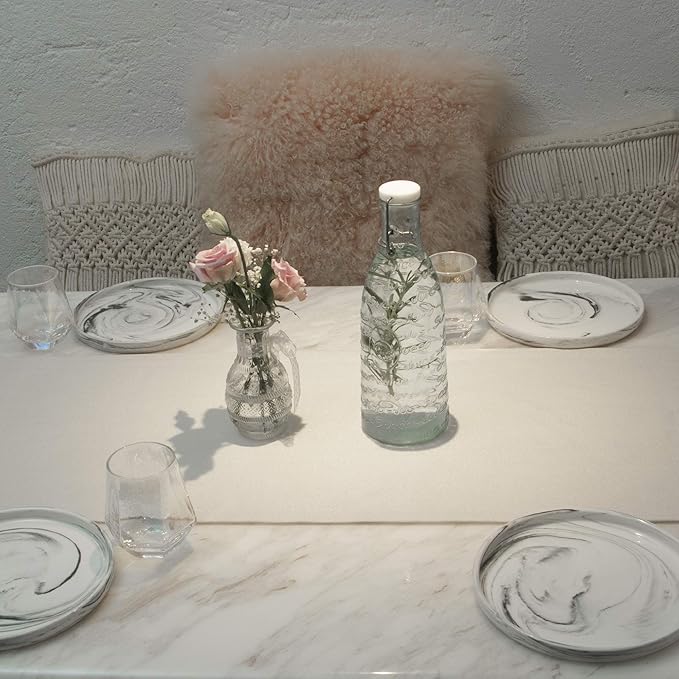 Table Runner, Machine Washable, Non-Wrinkle, Natural 14 X 90 Inch
