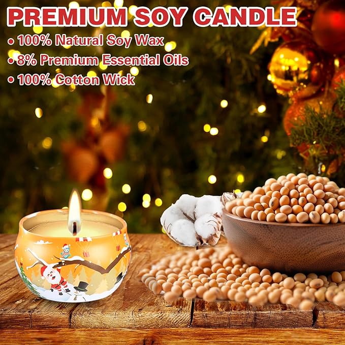 Valentine's Day Candles Gifts for Women, Small Valentine Candle Bulk, 9 Pack Scented Candles Set for Home Aromatherapy, Strongly Fragrance Soy Wax Candle for Spa Bath Yoga, Candle Gift for Wife