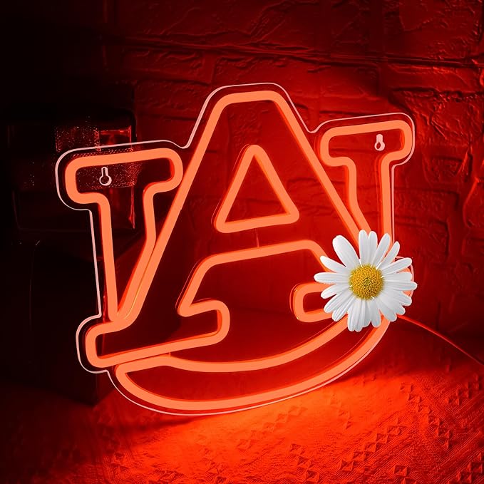 University Neon Sign for Wall Decor,University LED Neon Light Sign,Football Neon Signs,Neon Signs for Man Cave,College Name Lights,Dorm Decor for Students,Men,Teens,Size 13.8 * 11.8inch(FMXD384)