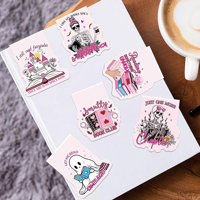 Funny Magnetic Bookmarks for Women: 9 Pcs Cute Magnet Book Marks for Reading, Spicy Fairytale Book Markers Clips, Bookish Gifts for Women Hot Girls Adults