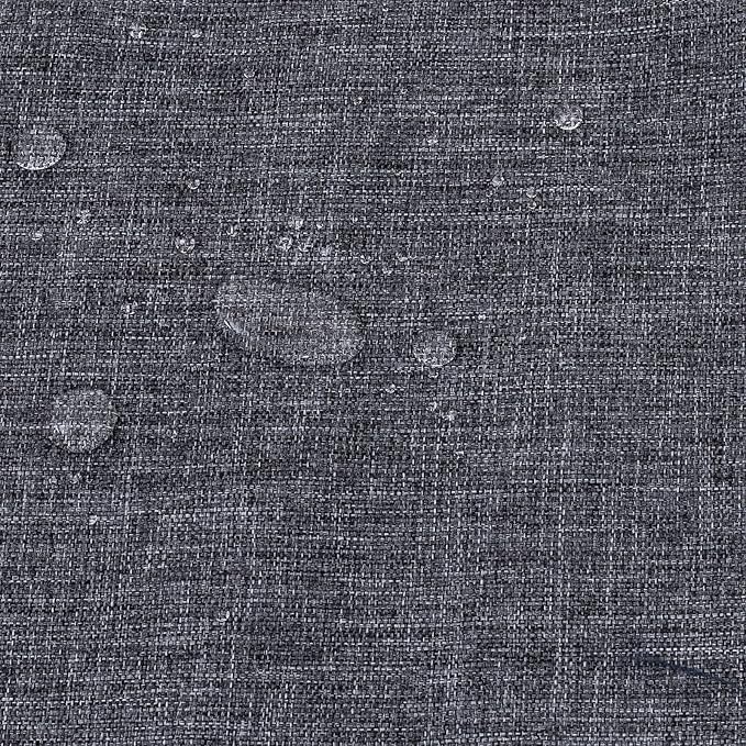 QILLOWAY Polyester Outdoor Chair Cushion Set,Outdoor Cushions for Patio Furniture, All Weather.Charcoal Grey/Black
