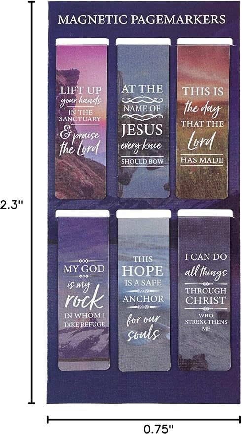 Bookmark-Pagemarker-Magnetic-Lift Up Your Hands (Set of 6)