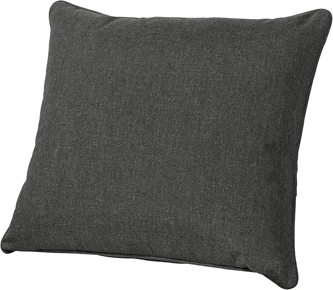 QILLOWAY Polyester Outdoor Chair Cushion Set,Outdoor Cushions for Patio Furniture, All Weather.Charcoal Grey/Black