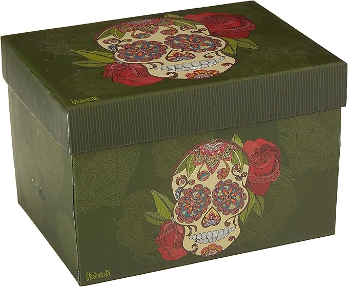 Lang Artisan Sugar Skull Café Mug , 17 oz, Multi