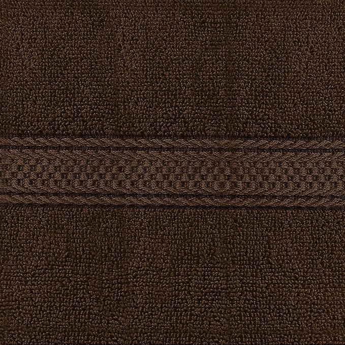 Utopia Towels 6 Pack Premium Hand Towels Set, 16 by 28 inches, 100% Ring Spun Cotton, Ultra Soft and Highly Absorbent 600GSM Towels for Bathroom, Gym, Shower, Hotel, and Spa, Dark Brown