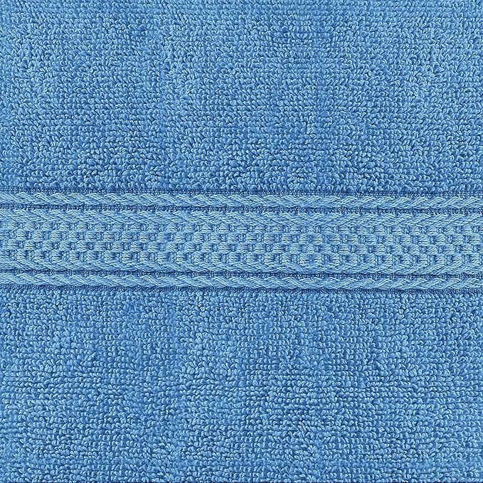 Utopia Towels 6 Pack Premium Hand Towels Set, 16 by 28 inches, 100% Ring Spun Cotton, Ultra Soft and Highly Absorbent 600GSM Towels for Bathroom, Gym, Shower, Hotel, and Spa, Electric Blue