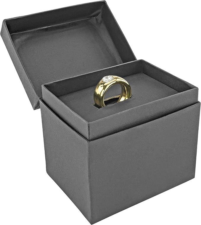 Fairly Odd Novelties Ceramic Engagement 2 Carat Solitaire Ring Novelty Gag Gift Mug, Gold