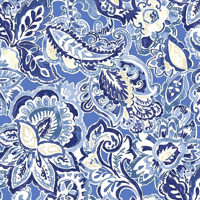 LVTXIII Outdoor Throw Pillow Covers Pack of 2 Patio Waterproof Pillow Cases Fade Resistant Accent Pillow Covers for Home and Garden Furniture Decoration, 20"x20", Floral Bluish Violet