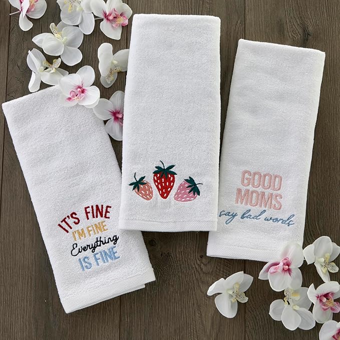 SKL Home Good Moms Hand Towel (2-Pack)
