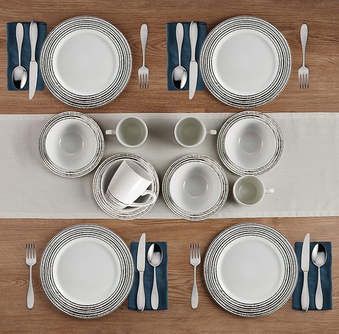 Pfaltzgraff Bryson 16-Piece Dinnerware Set, Service For 4, Multicolor