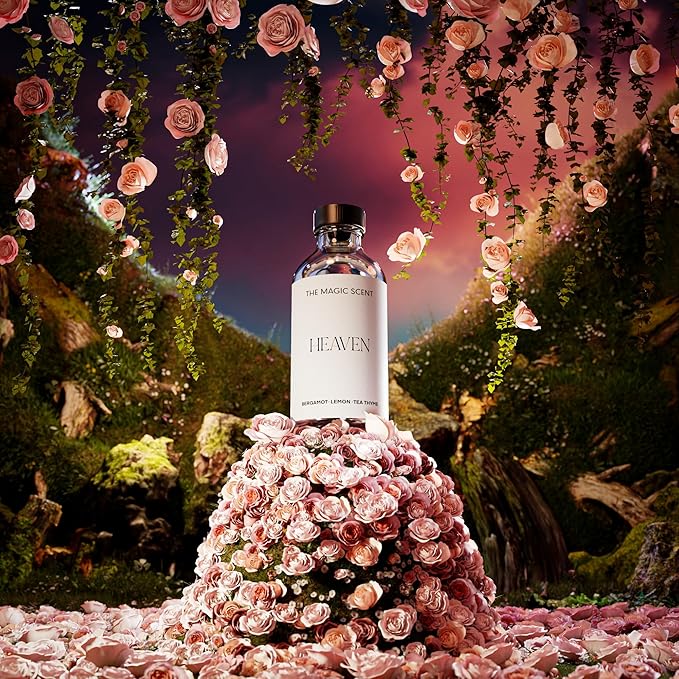 Heaven Hotel Scent Diffuser Oil - Cold-Air & Ultrasonic Fragrance Oil for Diffuser Inspired by The Aria Hotel, Las Vegas - Essential Oils for Diffusers Aromatherapy - 4 fl oz, 120 mL