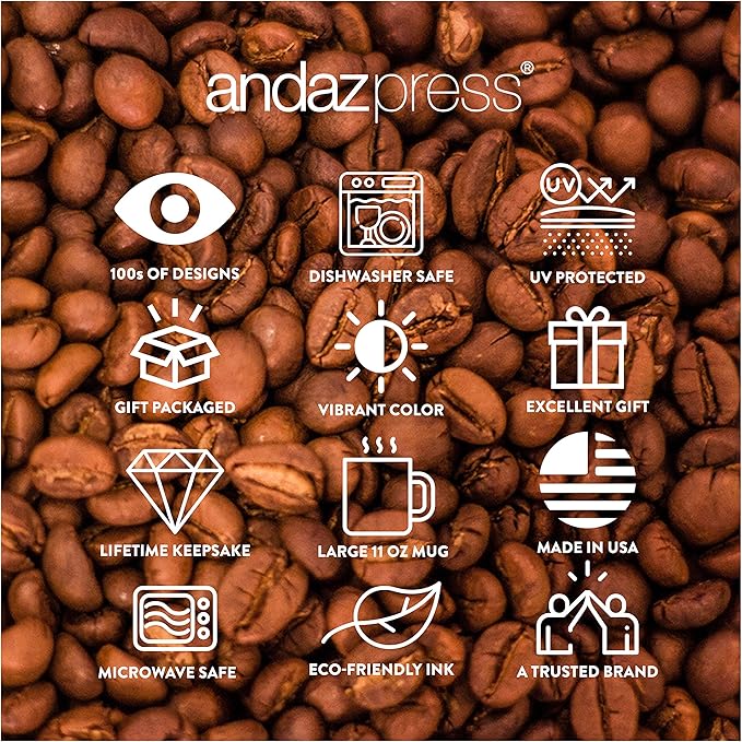 Andaz Press Valentine’s Day Funny 11oz. His Her Couples Coffee Mug Gift, I Think You Are Tan(c) Sin(c), 1-Pack, Gift Box