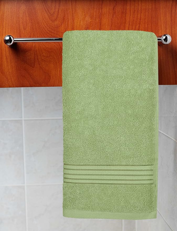 Utopia Towels 4 Piece Premium Hand Towels Set, 16 by 28 inches, 100% Ring Spun Cotton, Lightweight and Highly Absorbent Towels for Bathroom, Travel, Camp, Hotel, and Spa, Sage Green