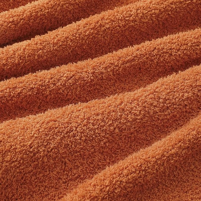 bearberry Super Soft Fluffy Throw Blanket Lightweight Cozy Warm Throw Blankets for Couch Bed Sofa All Season (Caramel, 53”x71”)