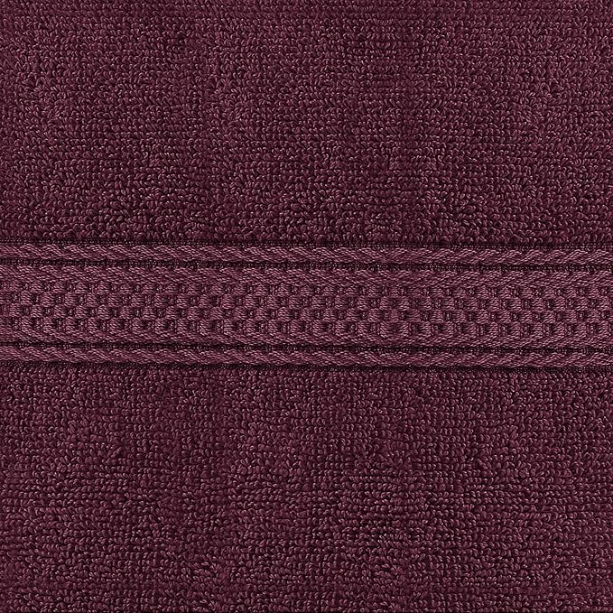 Utopia Towels 6 Pack Premium Hand Towels Set, 16 by 28 inches, 100% Ring Spun Cotton, Ultra Soft and Highly Absorbent 600GSM Towels for Bathroom, Gym, Shower, Hotel, and Spa, Burgundy