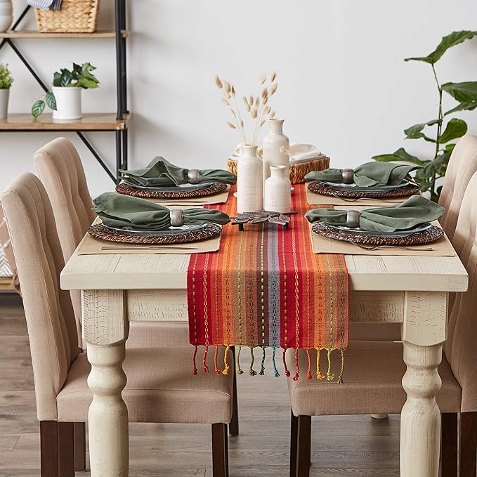 DII Southwest Collection Tabletop, Table Runner, Spice, "table runner, 14x72"""