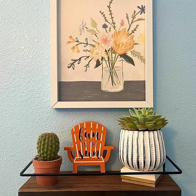 Admired By Nature 4" Ceramic Flower Planter, Ceramic Pot Planter, Indoor Ceramic Bowl, Houseplant Ceramic Pot, Decorative Planter for Indoor Plant Succulent Plant Home Décor, Lightweight, White