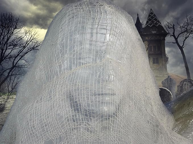 Haunted Hill Farm 67" Hanging Ghost Halloween Animatronic