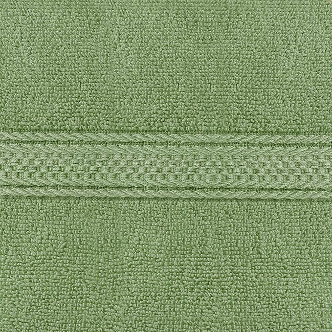 Utopia Towels 6 Pack Premium Hand Towels Set, 16 by 28 inches, 100% Ring Spun Cotton, Ultra Soft and Highly Absorbent 600GSM Towels for Bathroom, Gym, Shower, Hotel, and Spa, Sage Green