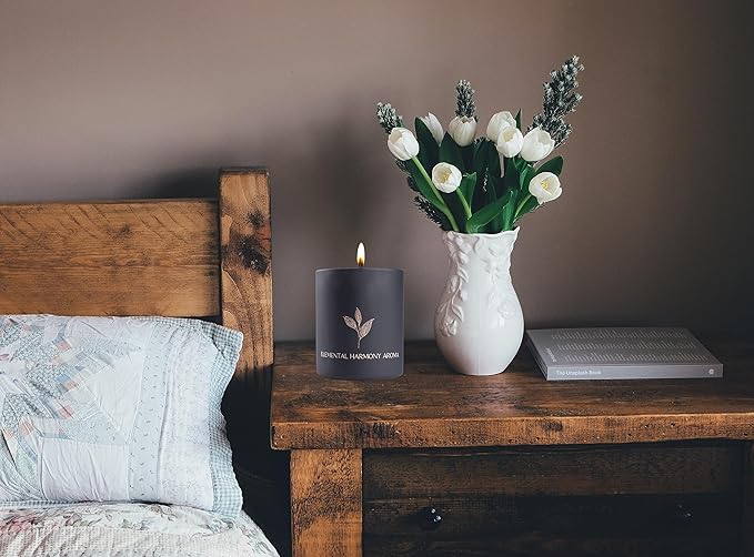 Home Decor Premium Soy Wax Scented Candles Cup 6.3 oz Single Wick Over 40 Hours of Burning Time (Lavender Citrus), Best Gift idea for Loved Ones and Friends.