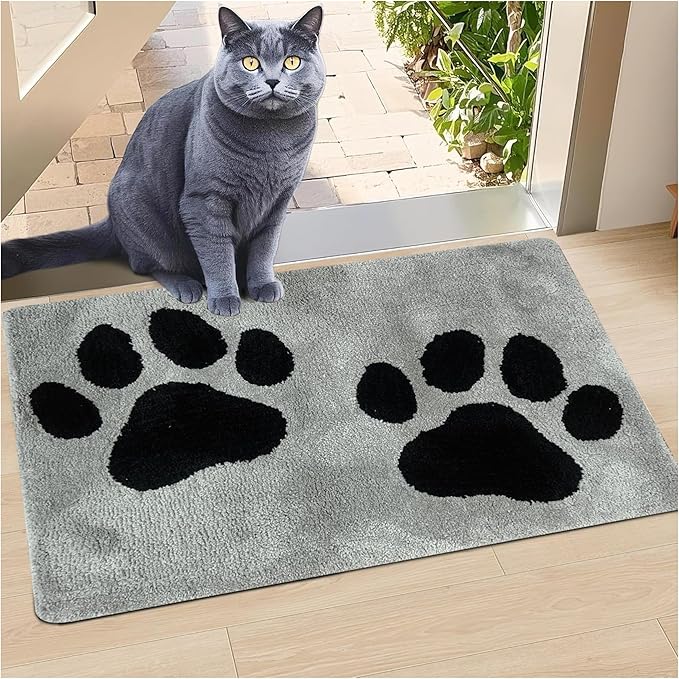 Super Absorbent Dog Bath Mat – Non-Slip Quick Dry Pet Mat for Dogs & Cats, Soft Microfiber Towel Rug for Bathroom, Grooming, Entryway – Machine Washable, 36"x24"