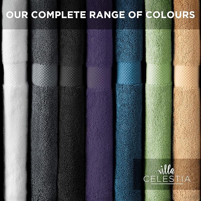 600 GSM Premium Light Grey Bath Towel, 100% Cotton Towels for Bathroom, Silver Soft Bath Towels, Body Towels Silver Towel Set for Bathroom 27x54 Inc Lt. Grey Bath Towels Set of 4